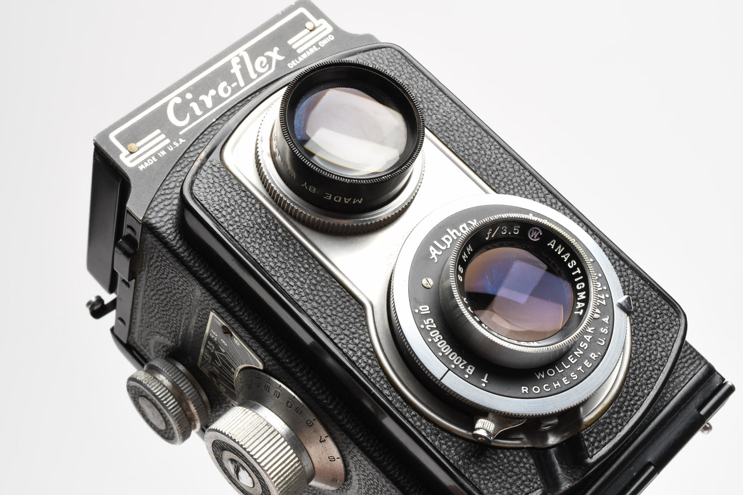 Ciroflex 120 Film 6x6cm TLR Camera w/Wollensak 85mm f3.5, Good!