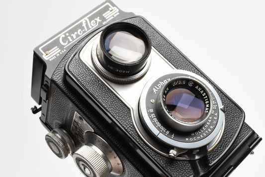 Ciroflex 120 Film 6x6cm TLR Camera w/Wollensak 85mm f3.5, Good!