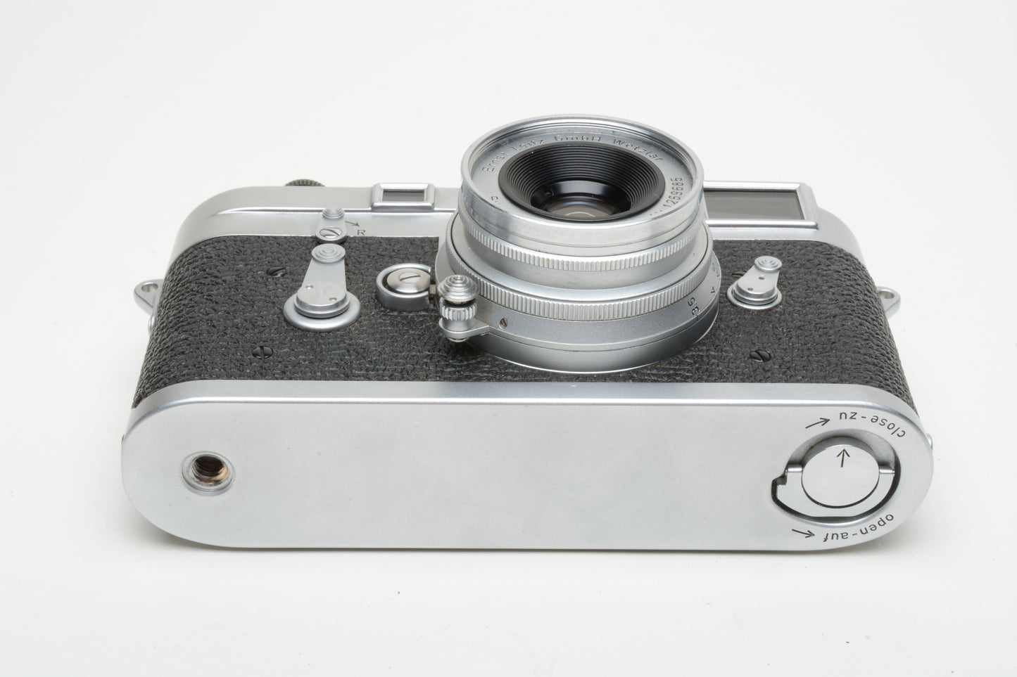 Leica M3 DS Chrome 35mm Rangefinder w/Summaron 3.5cm f3.5 Full CLA, Nice!