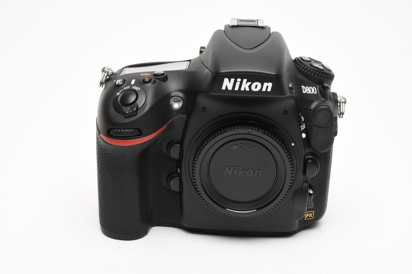 Nikon D800 DSLR body, USA, 2X batts+charger, manuals Only 1328 Acts!! Mint-