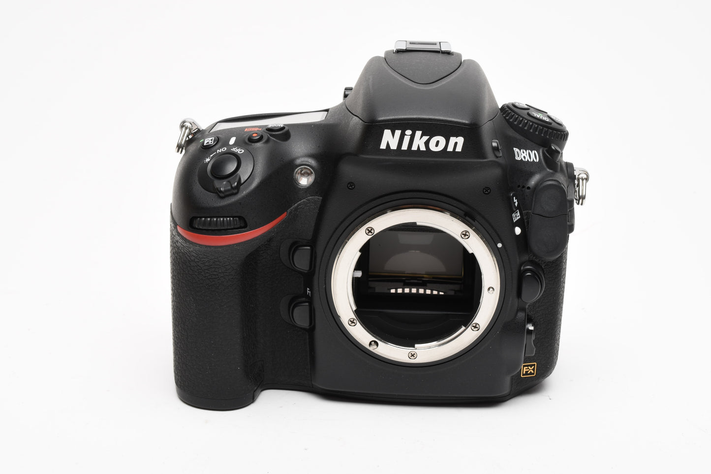 Nikon D800 DSLR body, USA, 2X batts+charger, manuals Only 1328 Acts!! Mint-