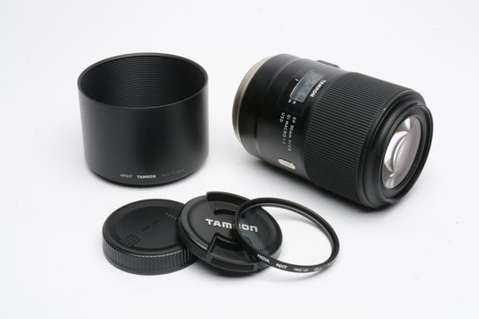 Tamron SP 90mm F2.8 Di macro 1:1 Model F017 for Sony A Mount, hood, USA version