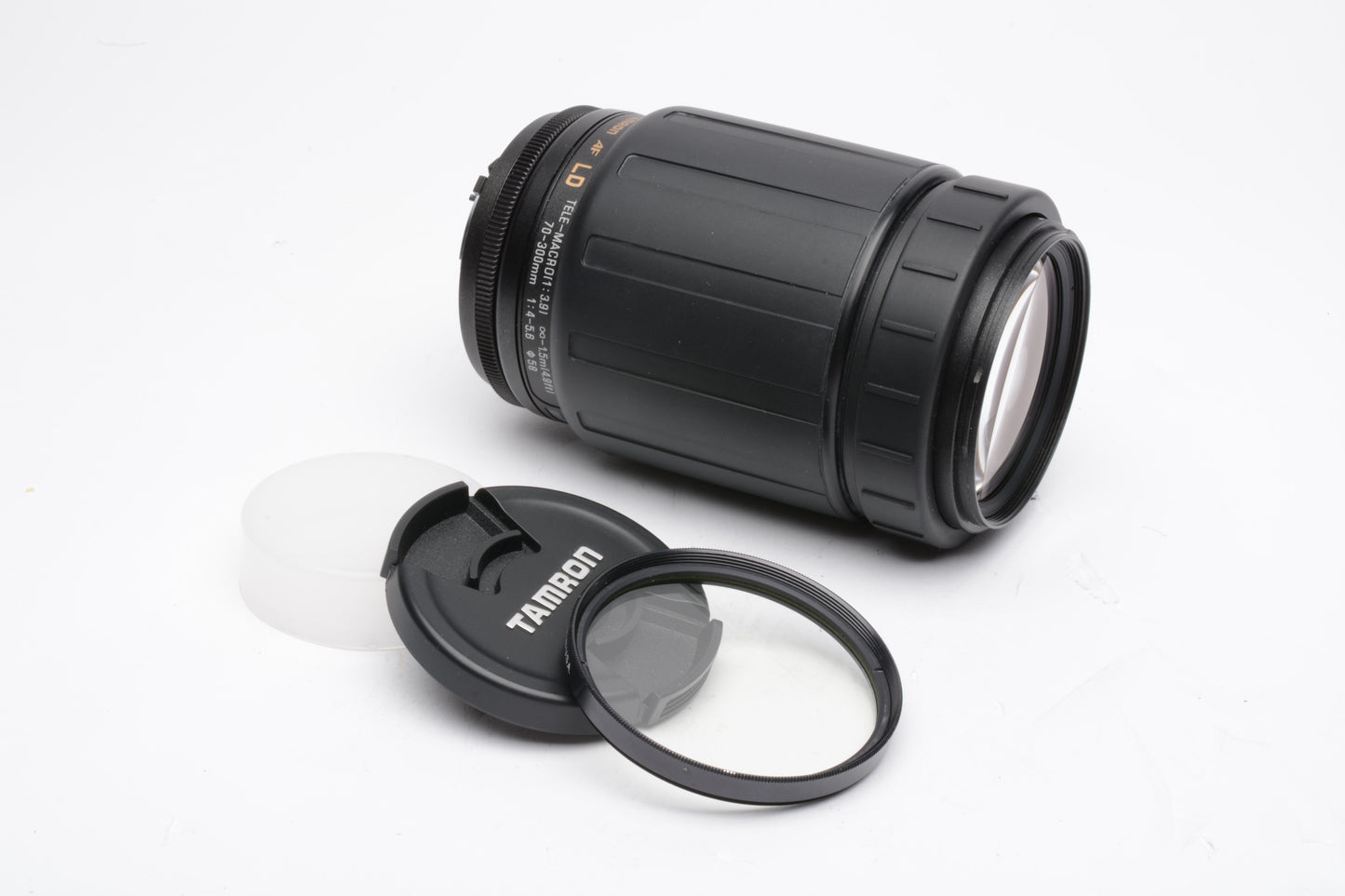 Tamron AF 70-300mm f4-5.6 LD telephoto zoom lens 472D for Nikon, + UV filter