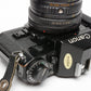 Canon A-1 35mm SLR Body w/Tokina 35-105mm f3.5-4.3 zoom, Strap, New Seals