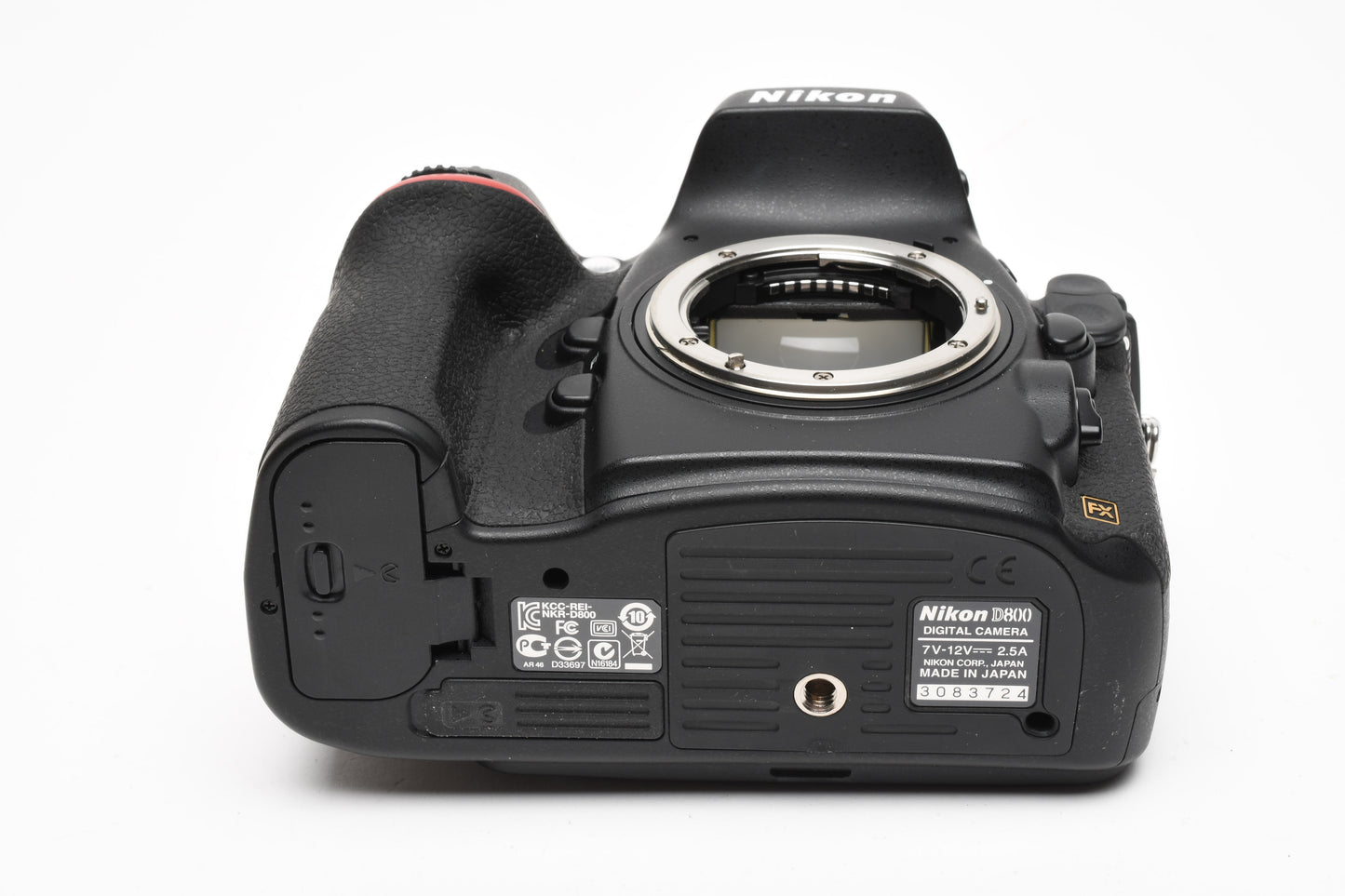 Nikon D800 DSLR body, USA, 2X batts+charger, manuals Only 1328 Acts!! Mint-