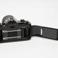 Canon A-1 35mm SLR Body w/Tokina 35-105mm f3.5-4.3 zoom, Strap, New Seals