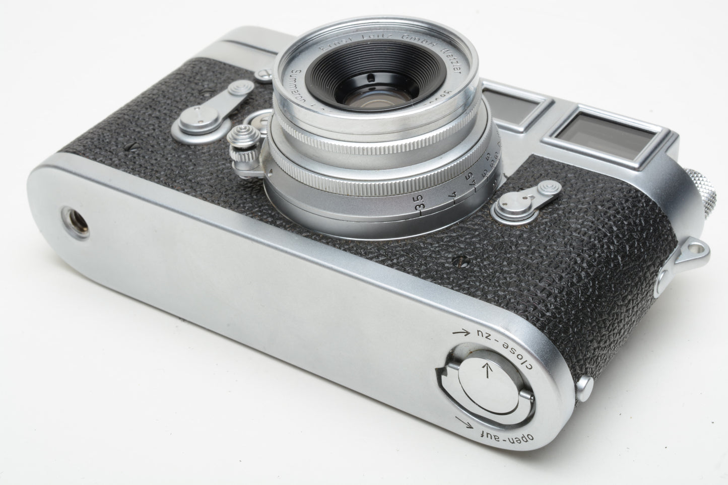 Leica M3 DS Chrome 35mm Rangefinder w/Summaron 3.5cm f3.5 Full CLA, Nice!