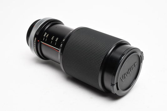 Vivitar 75-205mm f3.8 Canon FD Mount Lens, Caps, Great!