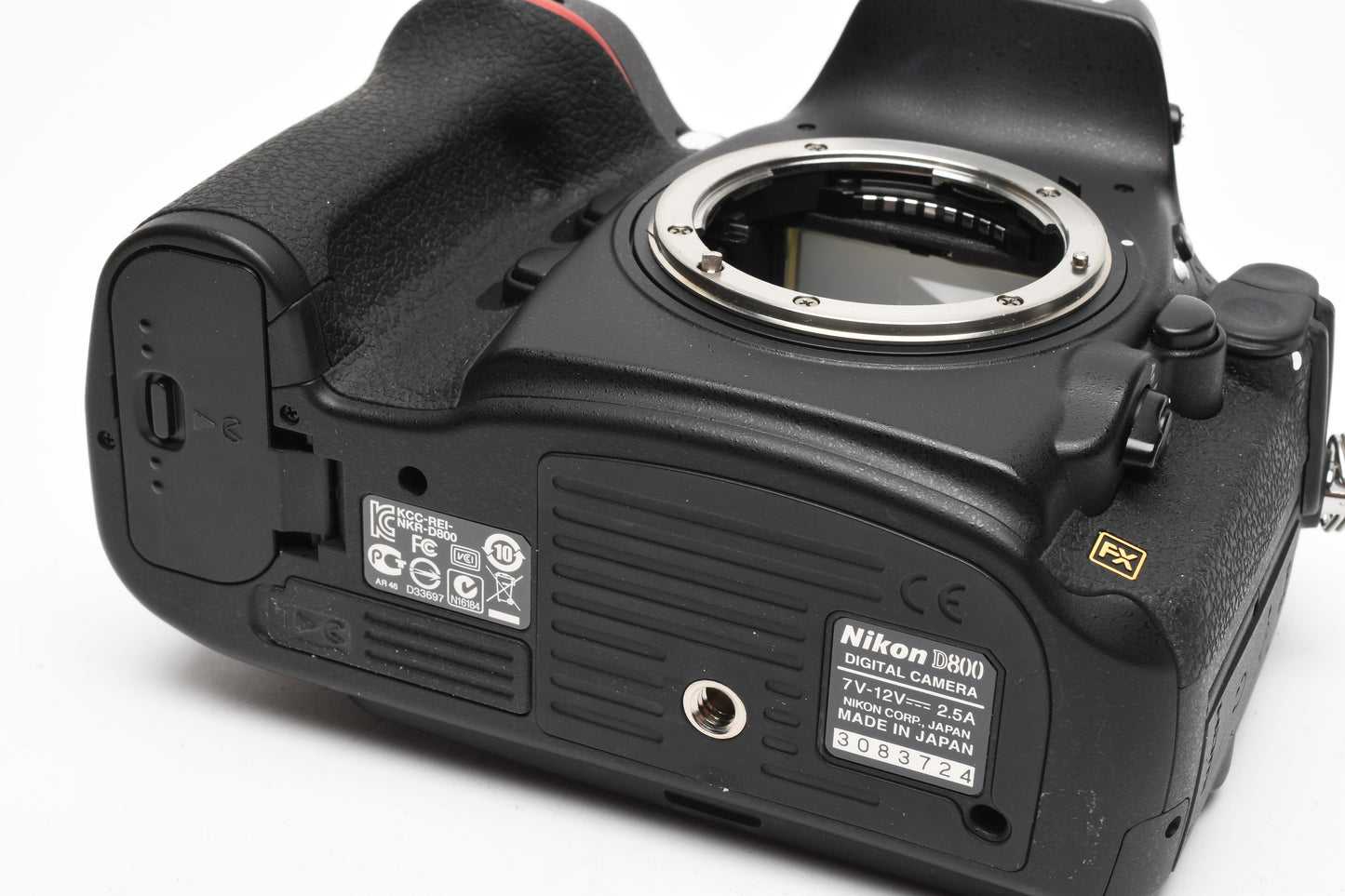 Nikon D800 DSLR body, USA, 2X batts+charger, manuals Only 1328 Acts!! Mint-