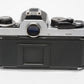 Nikon FE2 35mm SLR Chrome Body Only, Strap, New Seals!