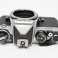 Nikon FE2 35mm SLR Chrome Body Only, Strap, New Seals!