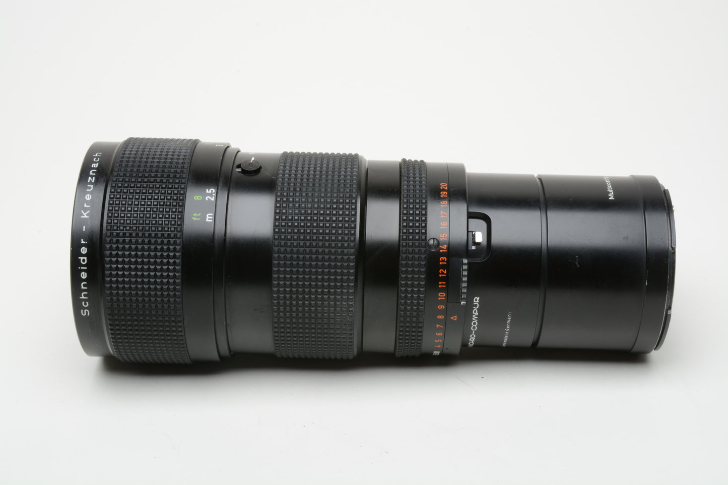 Hasselblad Variogon Schneider F 140-280mm F5.6 Macro Zoom Lens, UV, hood