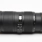 Nikon AFS 70-200mm f4G ED VR zoom lens, hood, case, Box, Mint