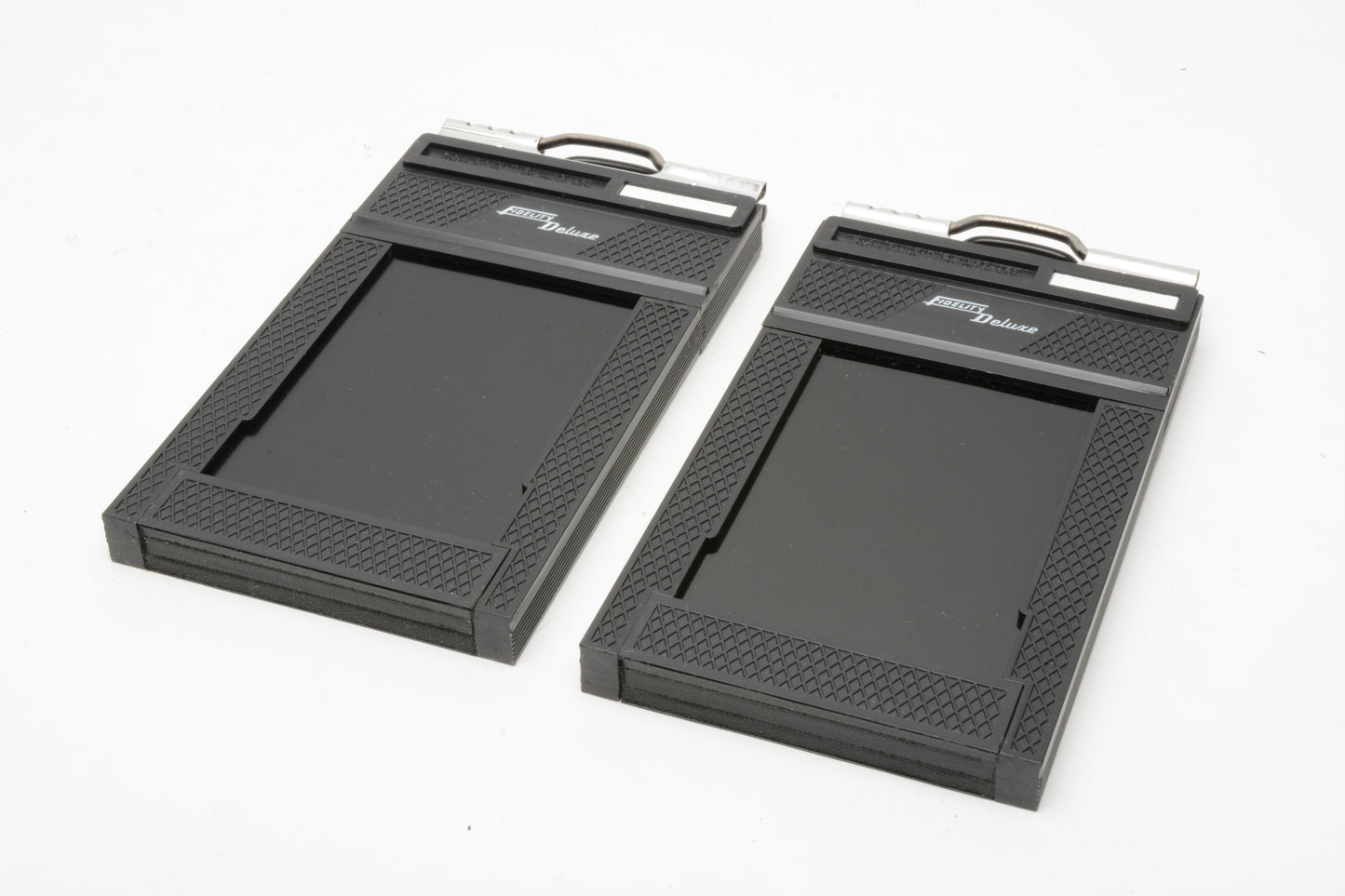 2x Fidelity Deluxe 2 1/4 x 3 1/4 film holders, Brand new - Never Used