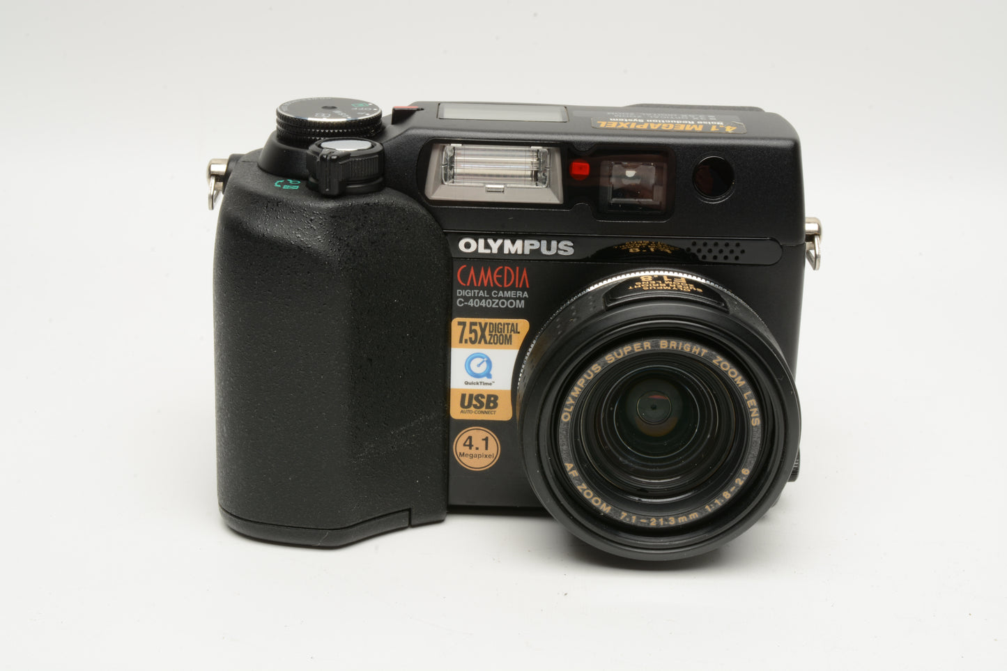 Olympus C4040zoom 4.1MP digital point&shoot w/Underwater housing, cards, Great!
