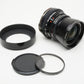 Hasselblad Zeiss Distagon T* 60mm F3.5 Lens (Black) hood, cap, Sharp!