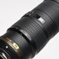 Nikon AFS 70-200mm f4G ED VR zoom lens, hood, case, Box, Mint