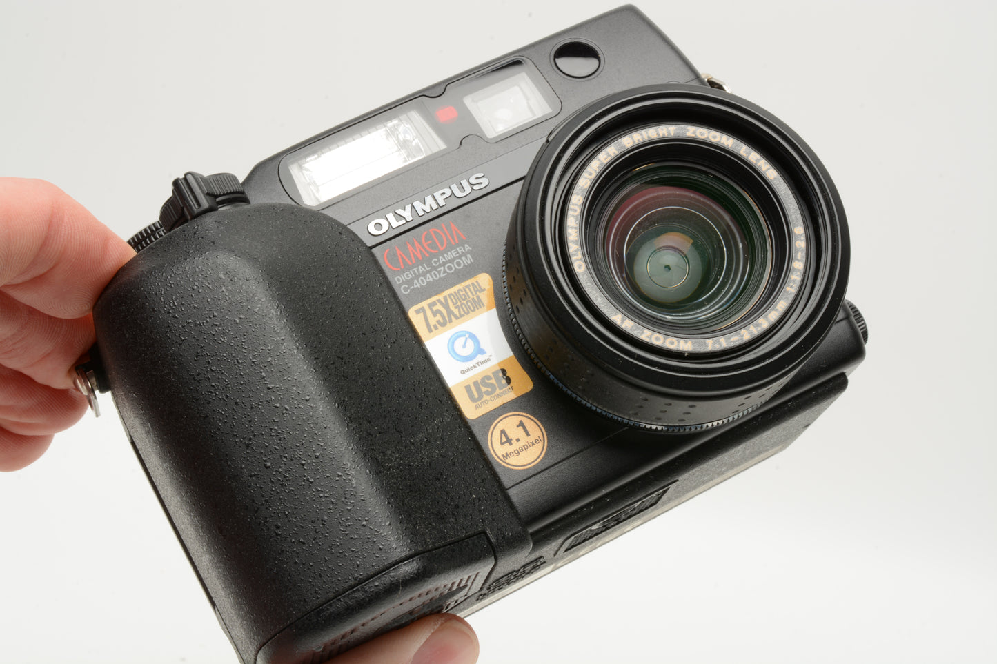 Olympus C4040zoom 4.1MP digital point&shoot w/Underwater housing, cards, Great!