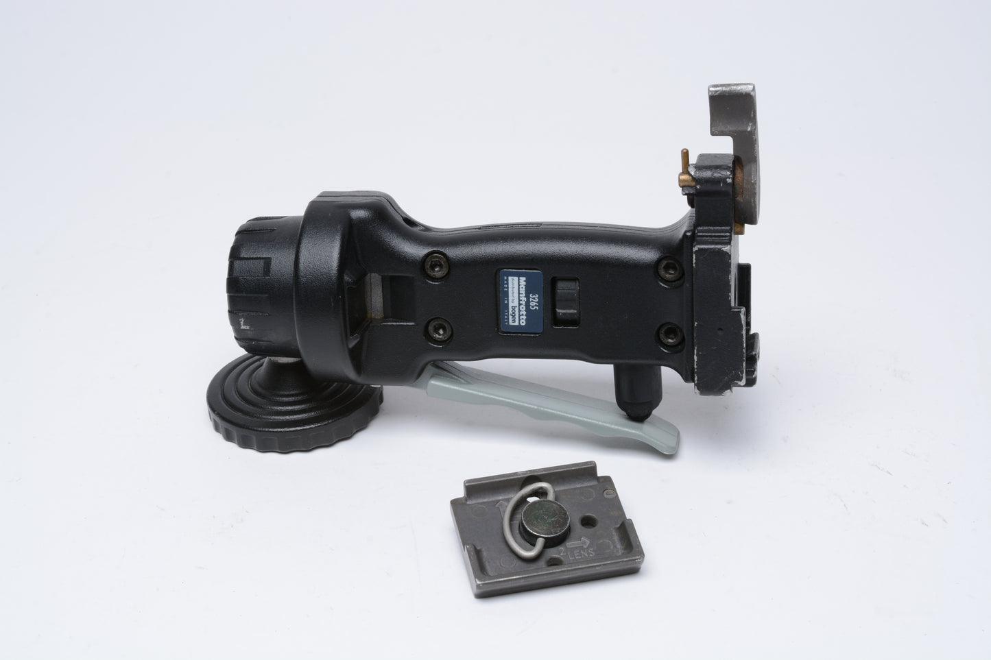 Bogen Manfrotto 3265 Joystick Grip Ball Head w/QR Plate, very nice & clean