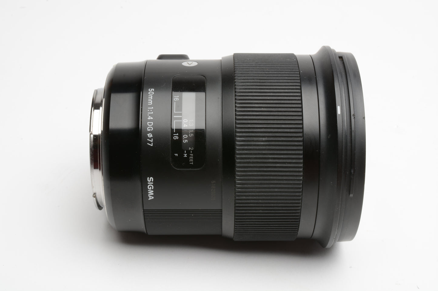 Sigma 50mm f1.4 Art Canon EF Mount, very clean and sharp