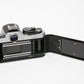 Nikon FE2 35mm SLR Chrome Body Only, Strap, New Seals!