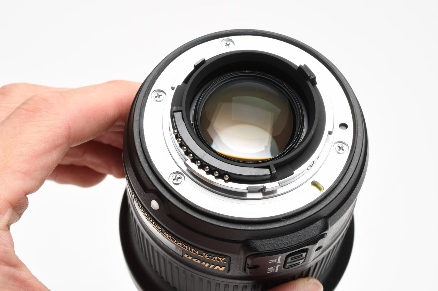 Nikon AFS 20mm f1.8G ED N wide lens, hood, pouch, Box, Mint