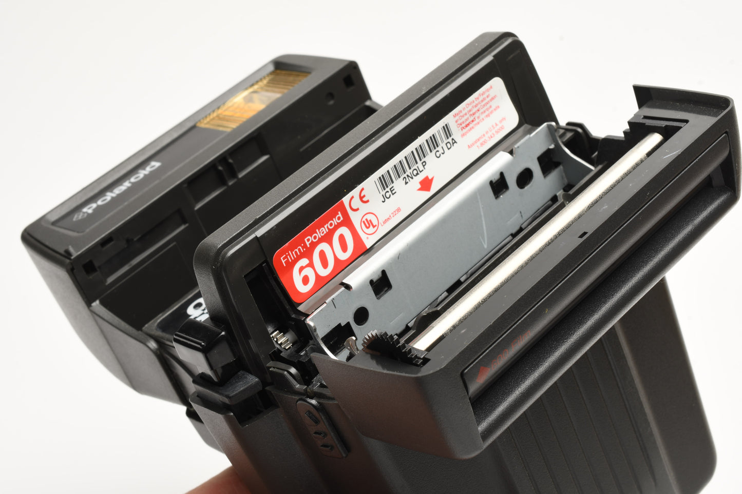 Polaroid 600 OneStep Instant Camera (600 film), tested, clean, w/Strap