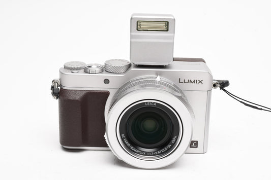 Panasonic Lumix DMC-LX100 12.8MP Digital Camera, Flash, Batt+charger, Great!