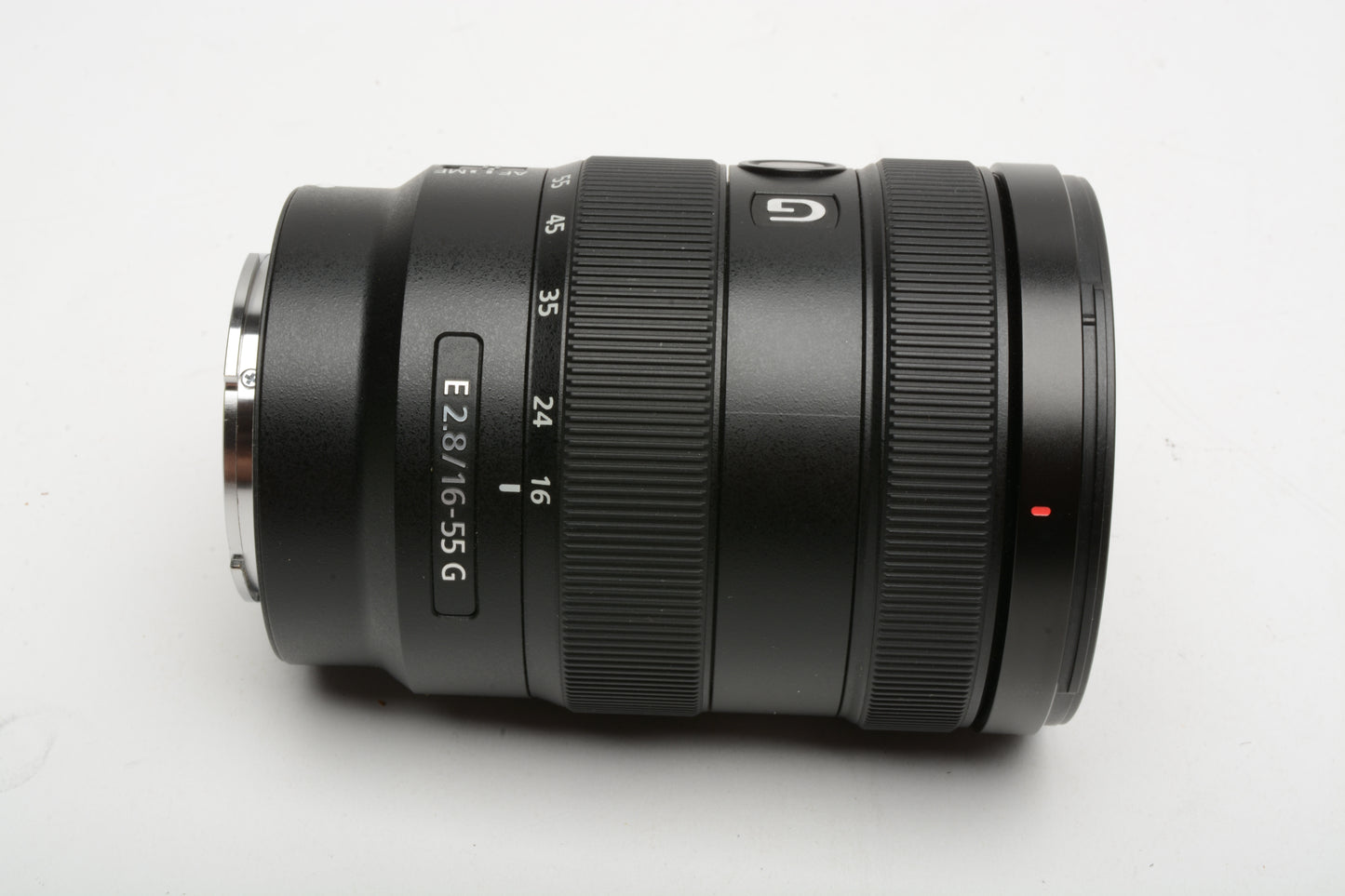 Sony E 16-55mm f2.8G Lens SEL1655G w/Caps + B&W UV filter, Mint-