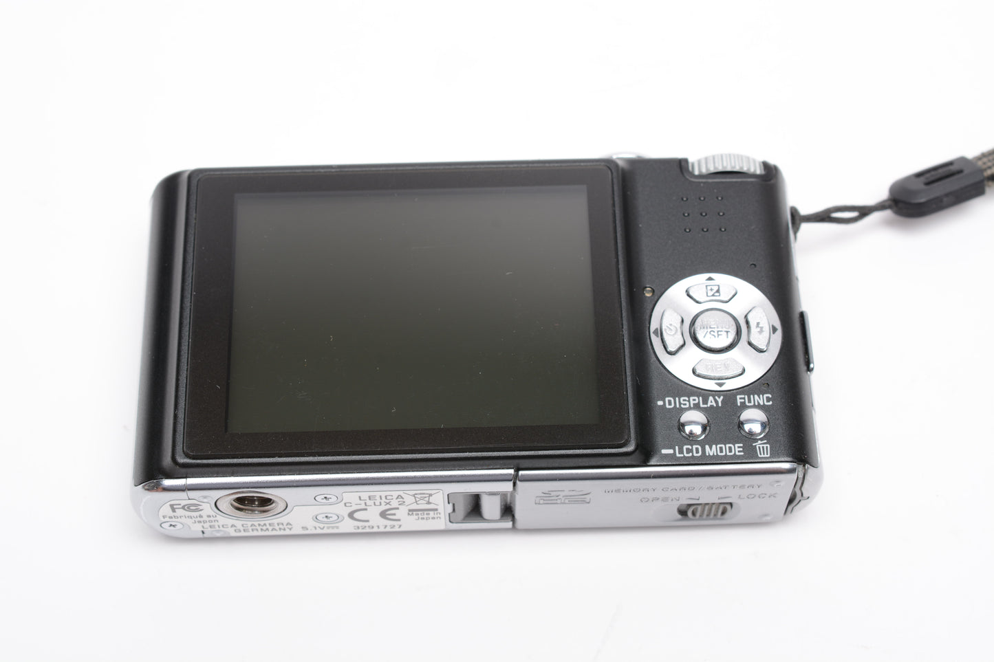 Leica C-Lux 2 Compact 7.2MP Digital Point&Shoot bundle, 2Batts, card, case, Great!