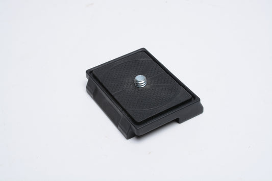 Manfrotto 200LT-PL QR Plate w/Rubber Top, Clean, Genuine