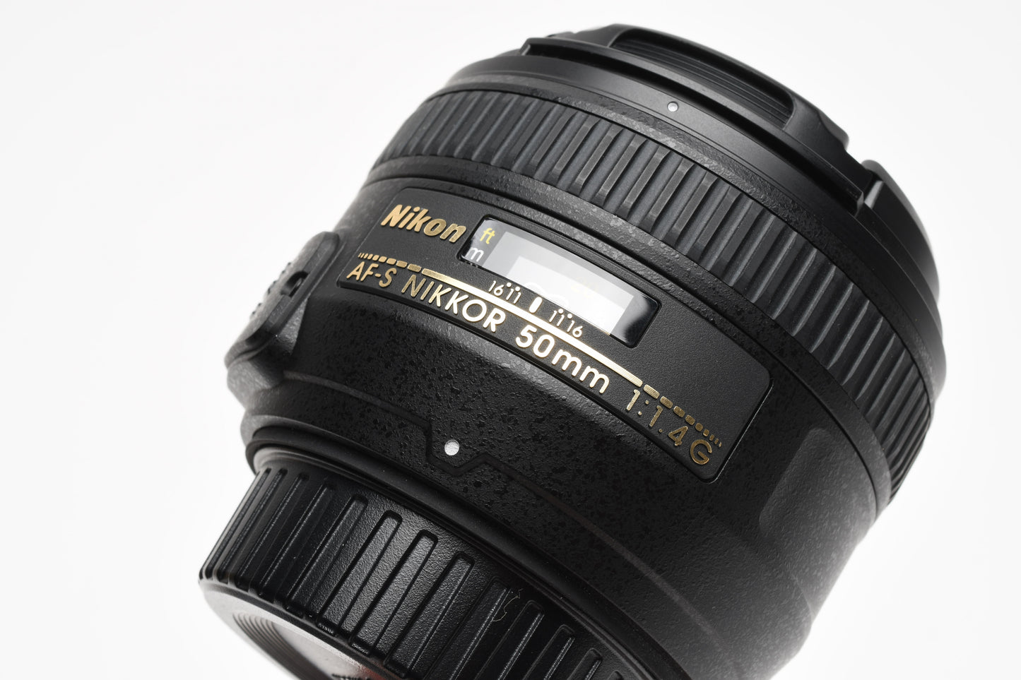 Nikon AFS Nikkor 50mm f1.4G Prime lens, hood, pouch, Box, Mint