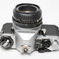 Pentax ME Super 35mm SLR w/50mm f2 SMC lens, cap, strap, new seals!