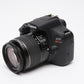 Canon Rebel T7 DSLR w/18-55mm f3.5-5.6 IS II, 2 Batts, Mint-, Only 3417 Acts!