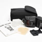Nikon SB-800 Speedlight flash w/diffuser, stand, filters, Mint-