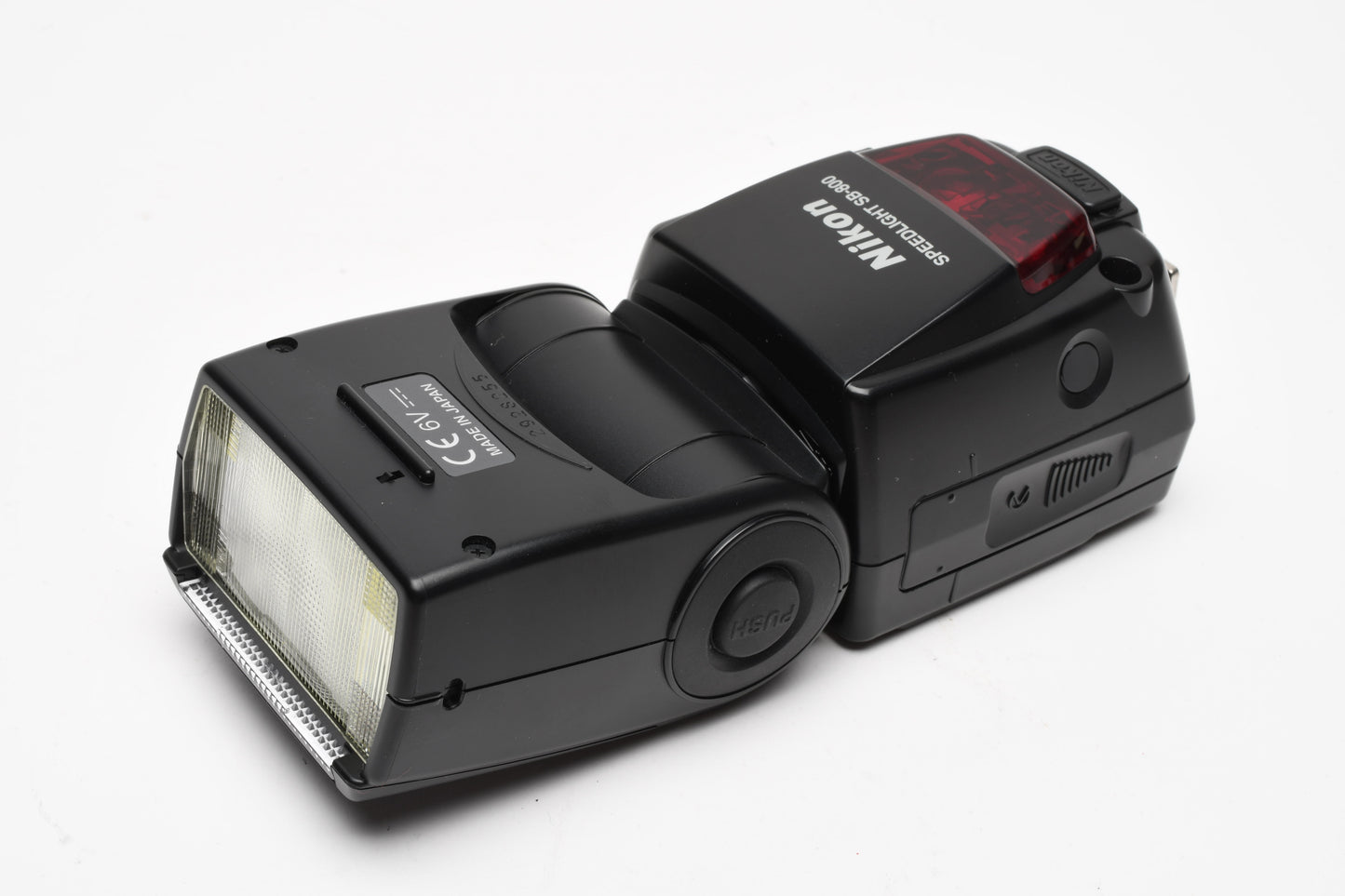 Nikon SB-800 Speedlight flash w/diffuser, stand, filters, Mint-