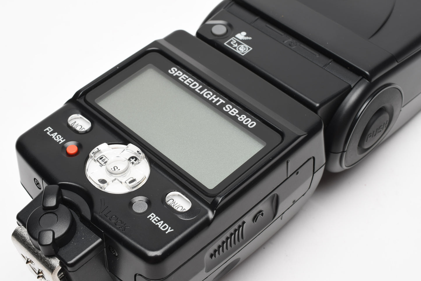 Nikon SB-800 Speedlight flash w/diffuser, stand, filters, Mint-