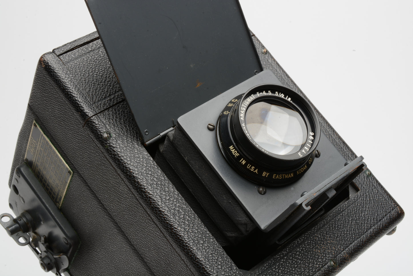 Folmer Graflex R B Series B  Focal-plane shutter camera w/Kodak #31 5.5" f4.5 lens Vintage