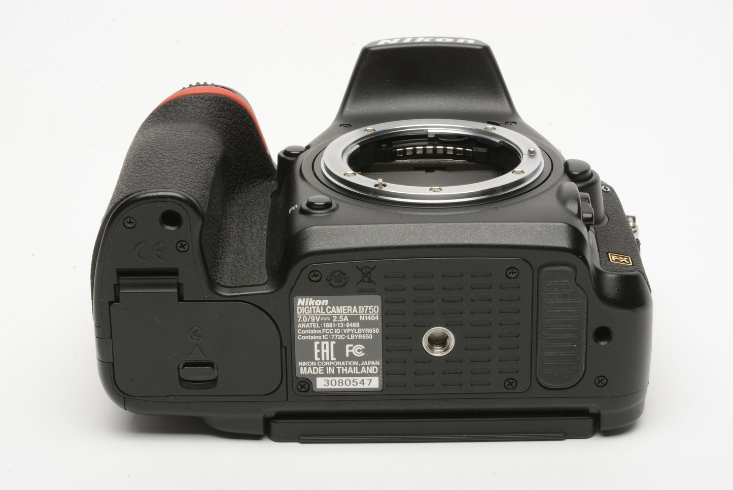 Nikon D750 DSLR Body, USA version, refurbished by Nikon, batt+charger+books