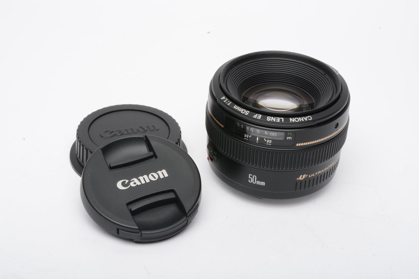 Canon EF 50mm f1.4 USM Lens, Caps, Nice & Clean, Very Sharp!