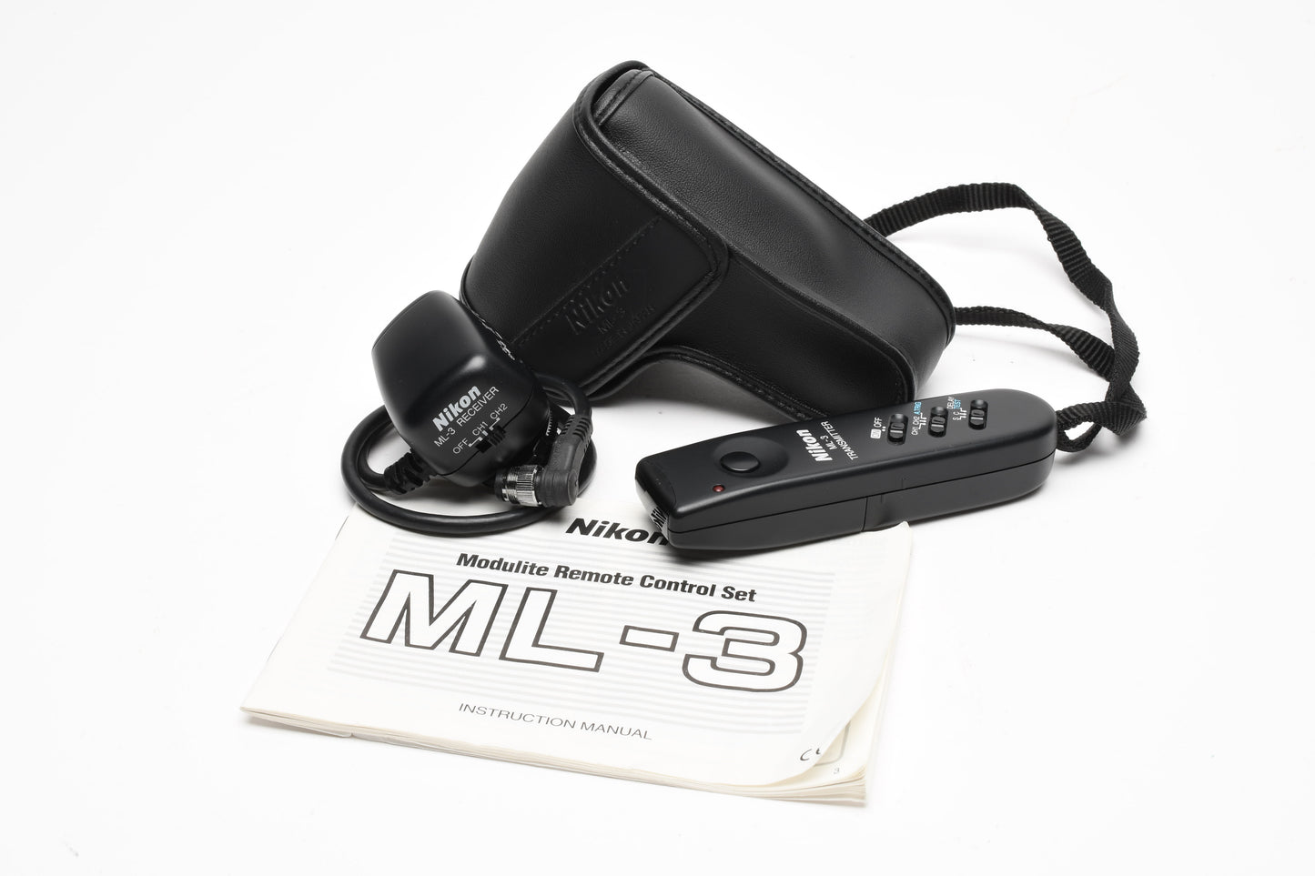 Nikon ML-3 Modulite Remote Set, Transmitter and Receiver, Case, Mint-