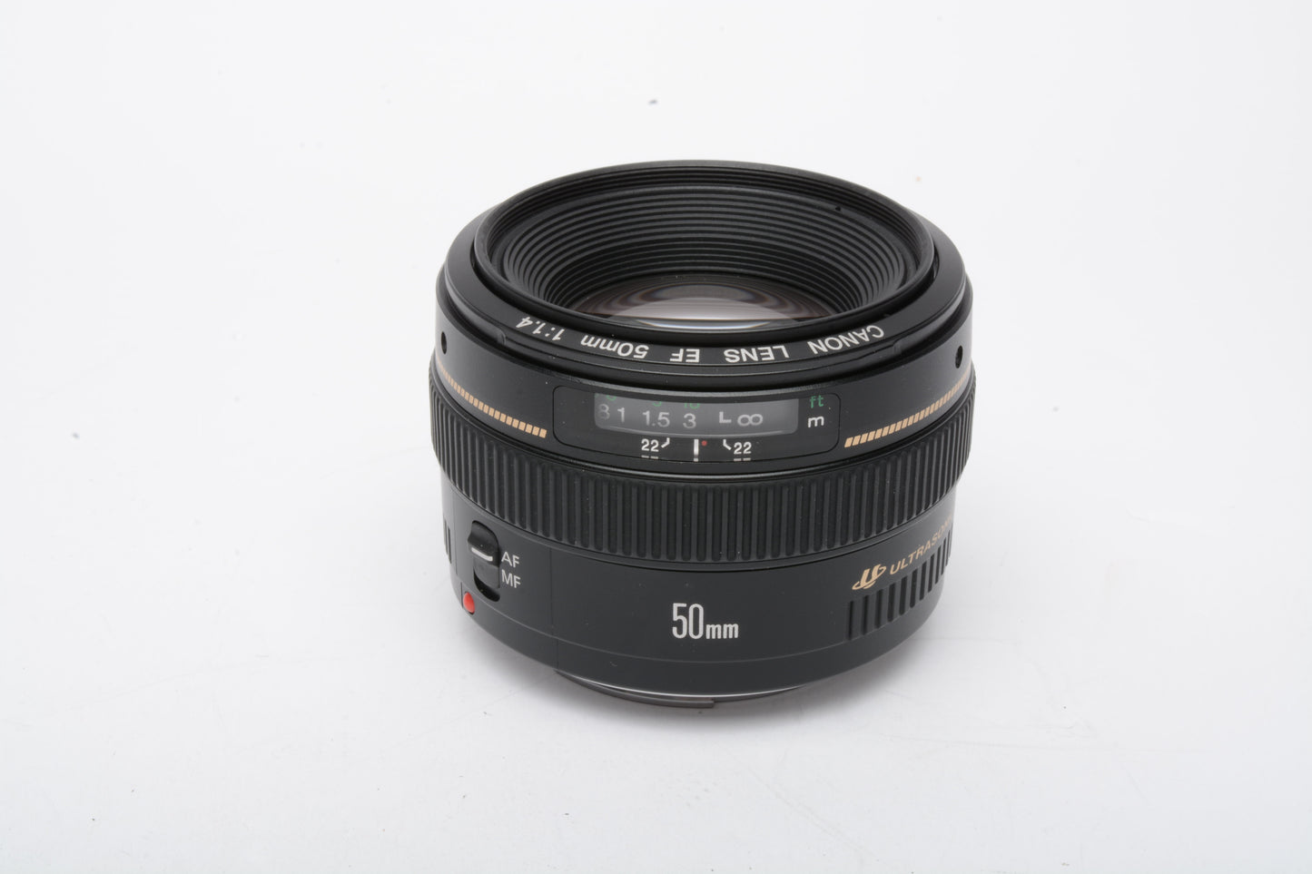 Canon EF 50mm f1.4 USM Lens, Caps, Nice & Clean, Very Sharp!