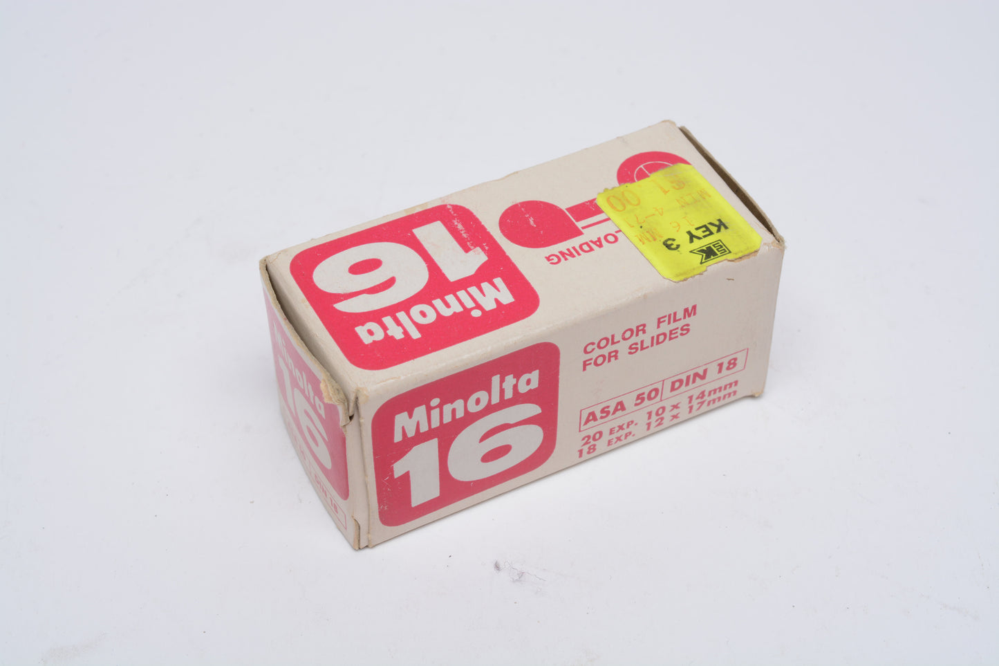 Minolta 16 16mm Color Slide film 50ASA Expired 7/72