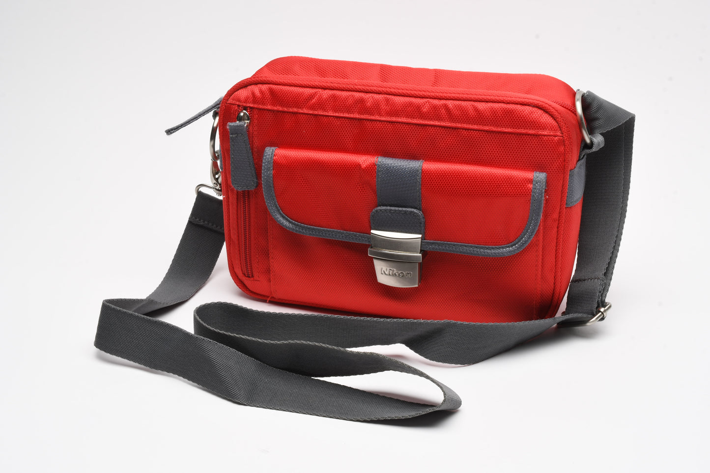 Nikon Red shoulder bag camera bag, Genuine, ~10x6.5x3.25"