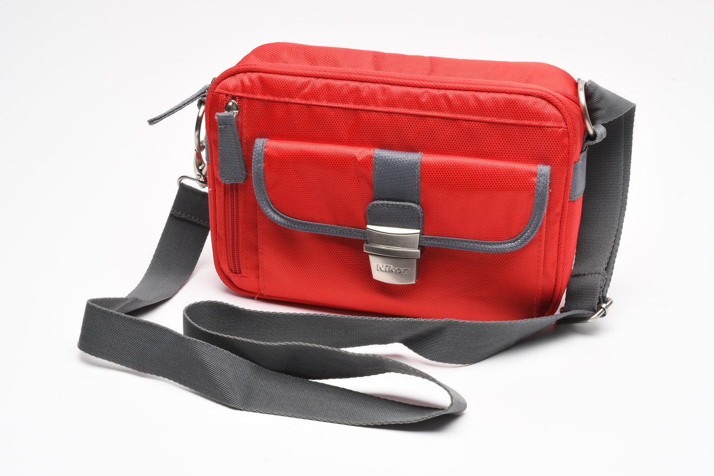 Nikon Red shoulder bag camera bag, Genuine, ~10x6.5x3.25"