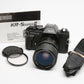 Ricoh KR-5 Super II 35mm SLR w/Access 35-70mm f2.5-3.5 zoom, 1A, strap, Nice!