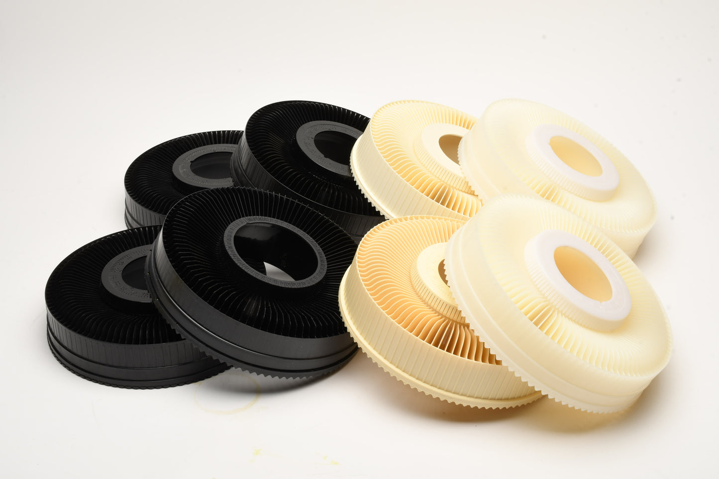 8X For Sawyers / GAF Slide Projectors Rotary 100 trays, clean, in boxes