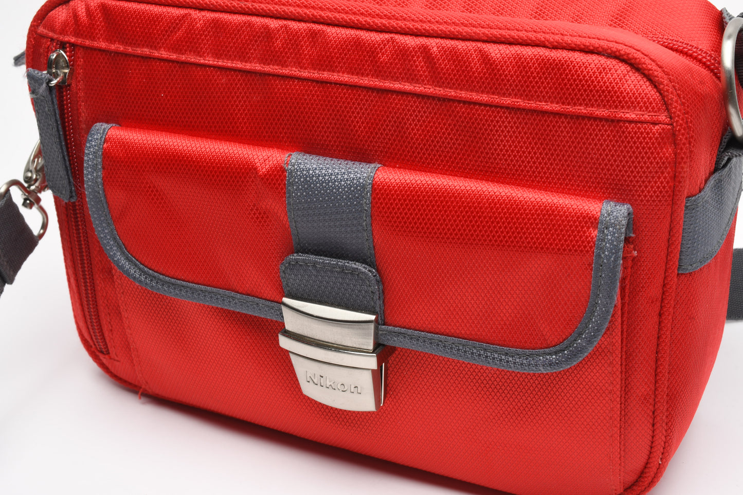 Nikon Red shoulder bag camera bag, Genuine, ~10x6.5x3.25"