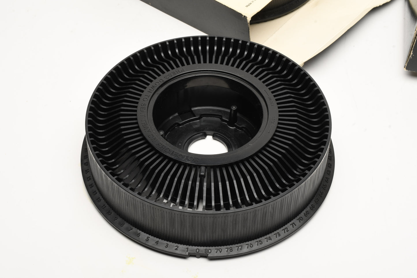 2X Keystone Kodak Carousel 80 trays, Nice & clean w/round lids, Boxed, New