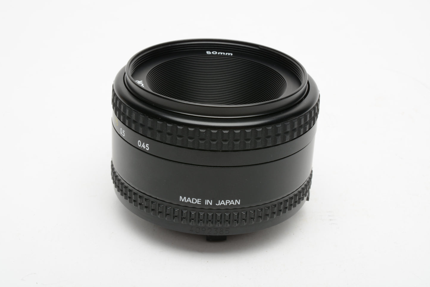 Nikon Nikkor AF 50mm f1.8 Prime lens, caps, cap, UV filter, clean & sharp